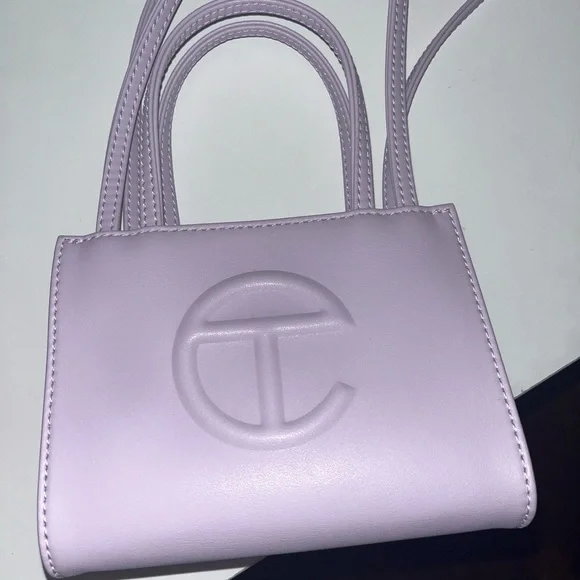 Small Telfar Lavendar bag